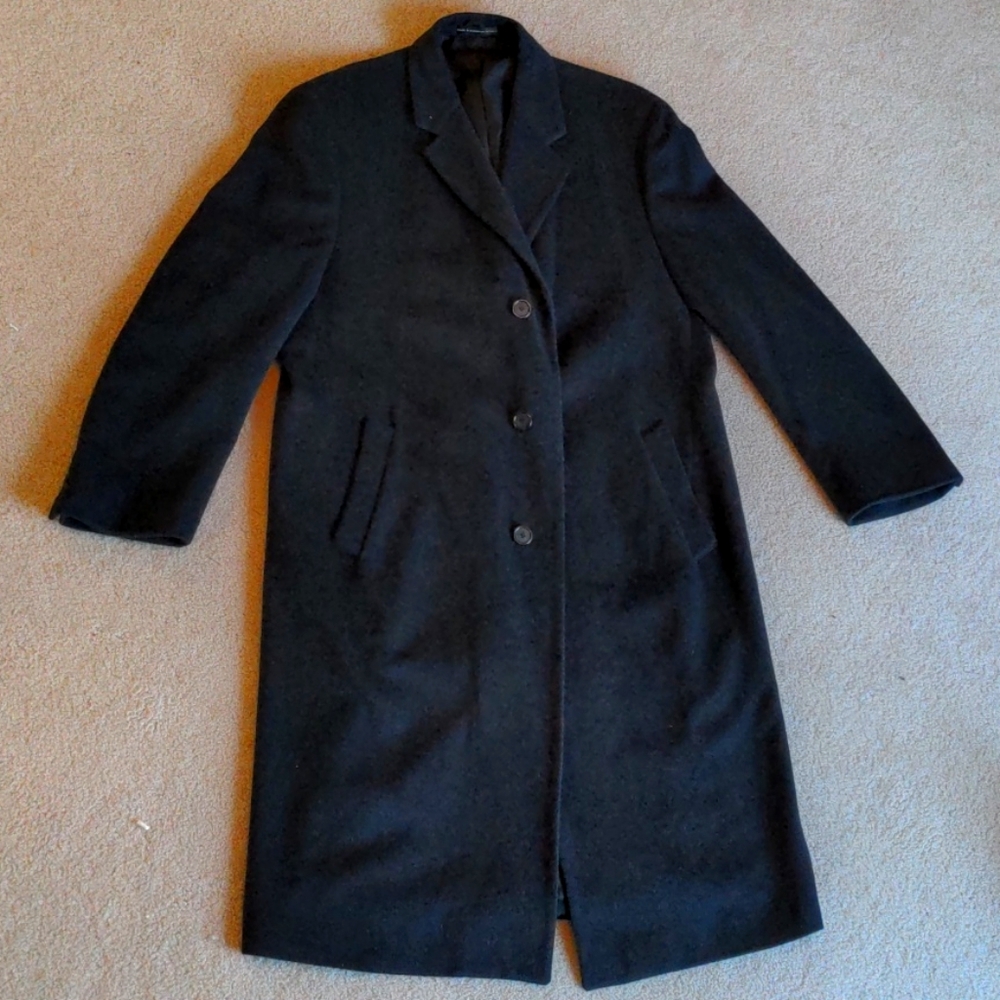 Ralph Lauren Charcoal Grey Overcoat